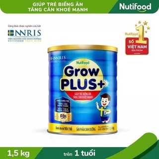 Sữa Grow Plus+ xanh 1,5kg Nutifood