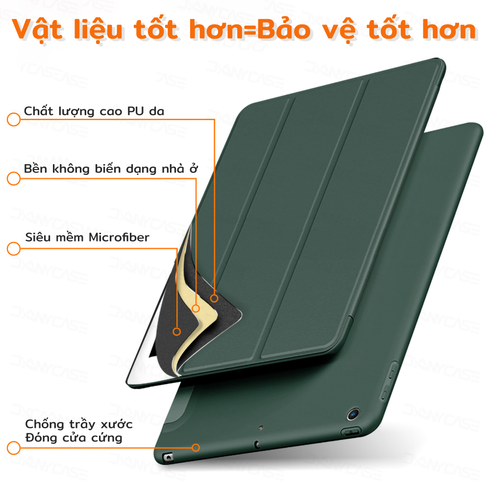 Bao Da cho iPad 2022 Air 5 Air 4 10.9 Pro 11 inch Gen 9 8 7th 10.2 2021 Mini 6 Air 3 10.5 Air 1 Air 2 5th 6th 9.7 10 Gen ốp lưng