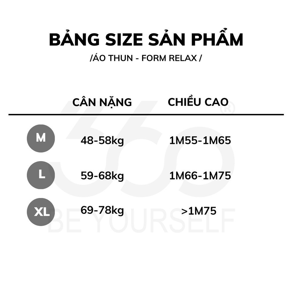 Áo thun Unisex ngắn tay 360 Boutique phông nam nữ basic tee form rộng 4 màu thoáng mát - APHOL402