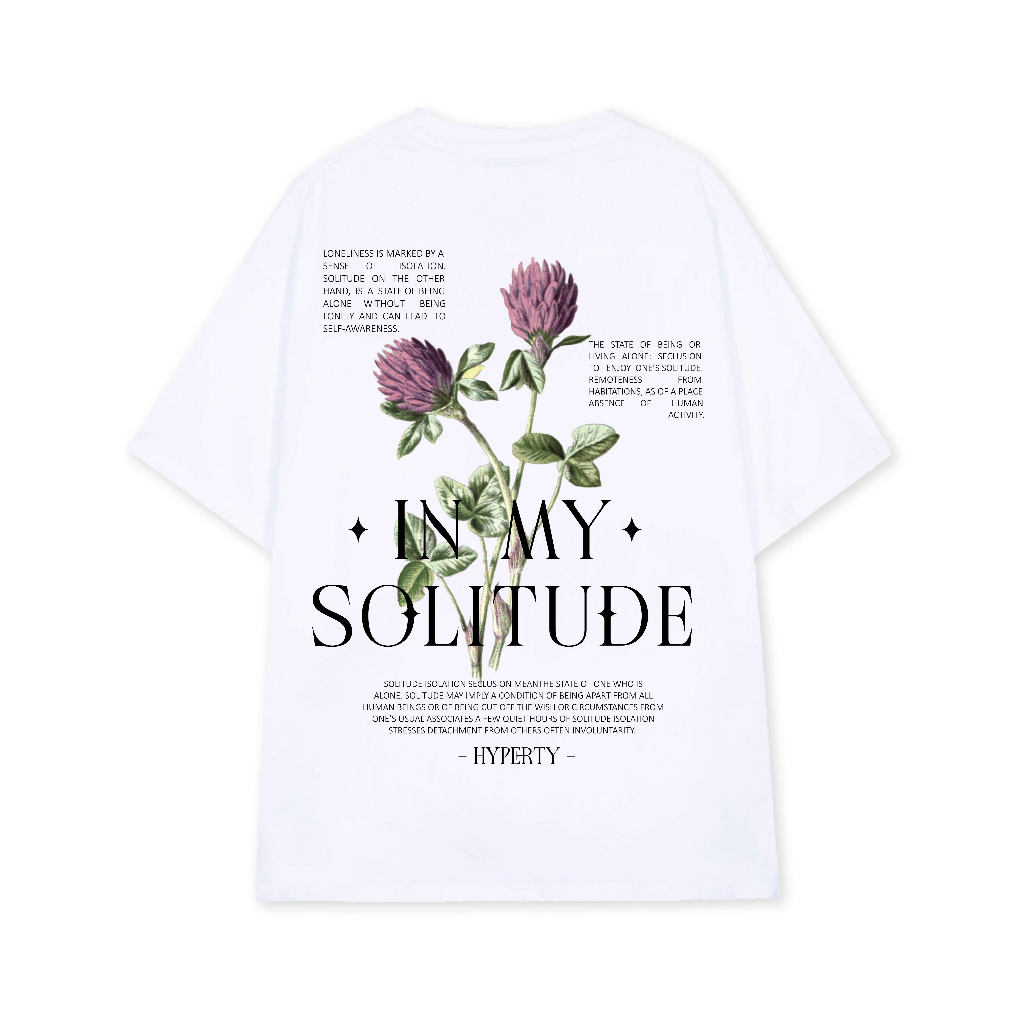 Áo thun cổ tròn SOLITUDE TEE unisex HP049 1969 x Hyperty