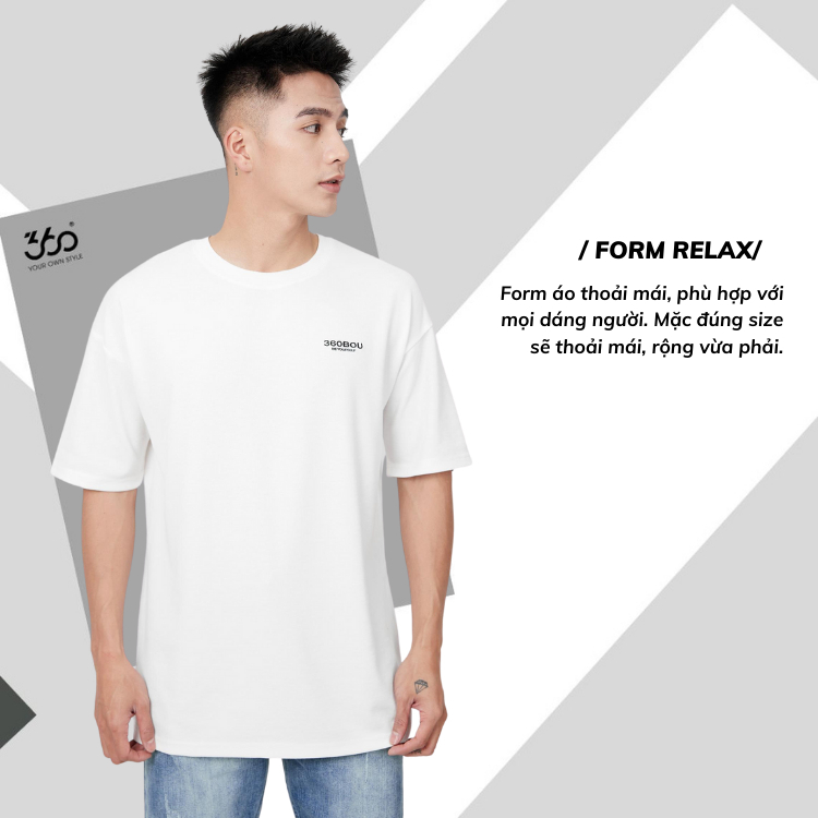 Áo thun Unisex ngắn tay 360 Boutique phông nam nữ basic tee form rộng 4 màu thoáng mát - APHOL402