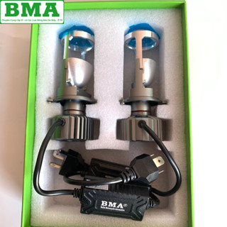 ĐÈN PHA LED BI CẦU T9 BMA Chân Đèn H4 Ánh Sáng Chống Chói Lắp Xe Máy Ô Tô BH 1 NĂM