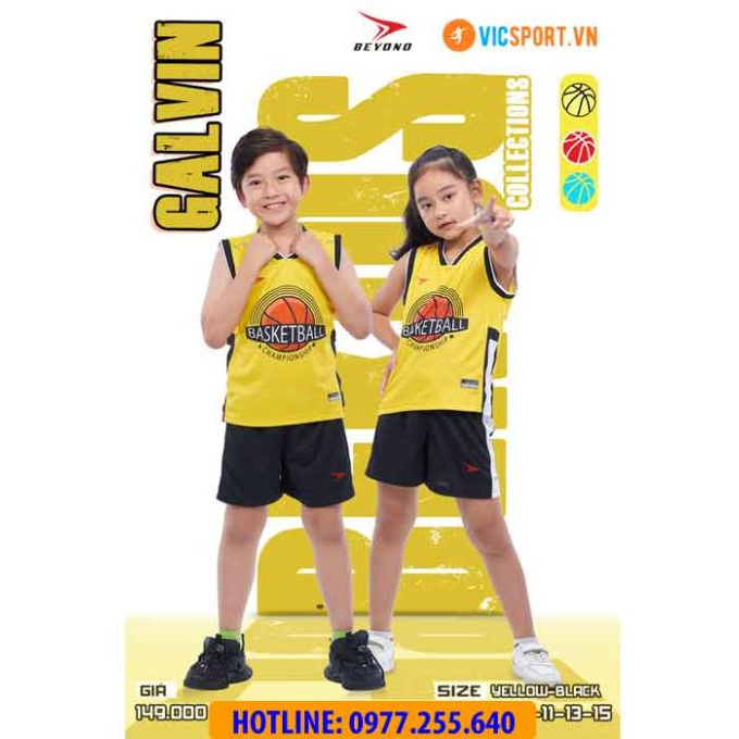 Quần ÁoThể Thao Thương Hiệu Trẻ Em Beyono Galvin Cao Cấp Cực Xịn Cho Bé - Vicsport