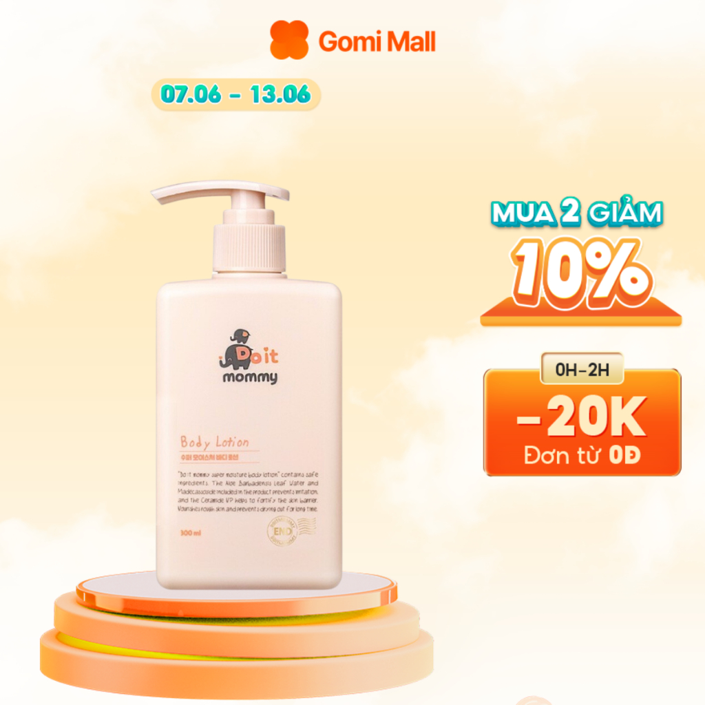 Lotion Siêu Dưỡng Ẩm Cho Bé Doitmommy Super Moisture Body Lotion 300ml GomiMall