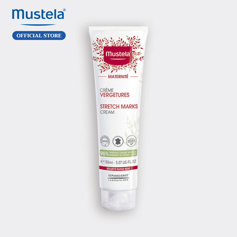 Kem Dưỡng Ngăn Ngừa Rạn Da Cho Mẹ Bầu Stretch Marks Prevention Cream Mustela 150ml