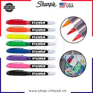 [VIHAND] Bút vẽ lên vải giặt không phai màu Sharpie Stained (Màu lẻ)