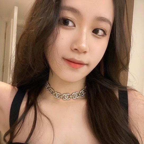 Choker CC đá hiệu sang chảnh nổi bật CKCC12