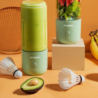 Máy Xay Sinh Tố HYUNDAI Mini 4 Lưỡi Công Suất Lớn, Máy Xay Đa Năng Cầm Tay Sạc Điện Hàng Xịn Bảo Hành 12 Tháng
