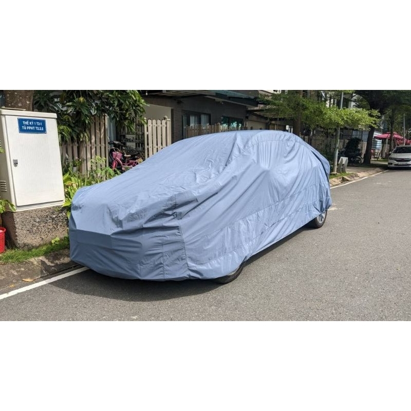 Bạt phủ ô tô Mercedes E250 - E300 vải dù cán da cao cấp che nắng, chống mưa, chống gió và chống bụi bẩn, áo trùm xe