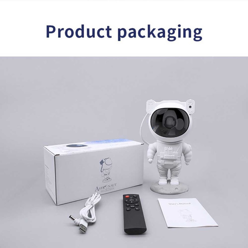 Đèn Phi Hành Gia chiếu sao đèn ngủ chiếu sao GALAXY thiên hà laser phiên bản loại mới 2023