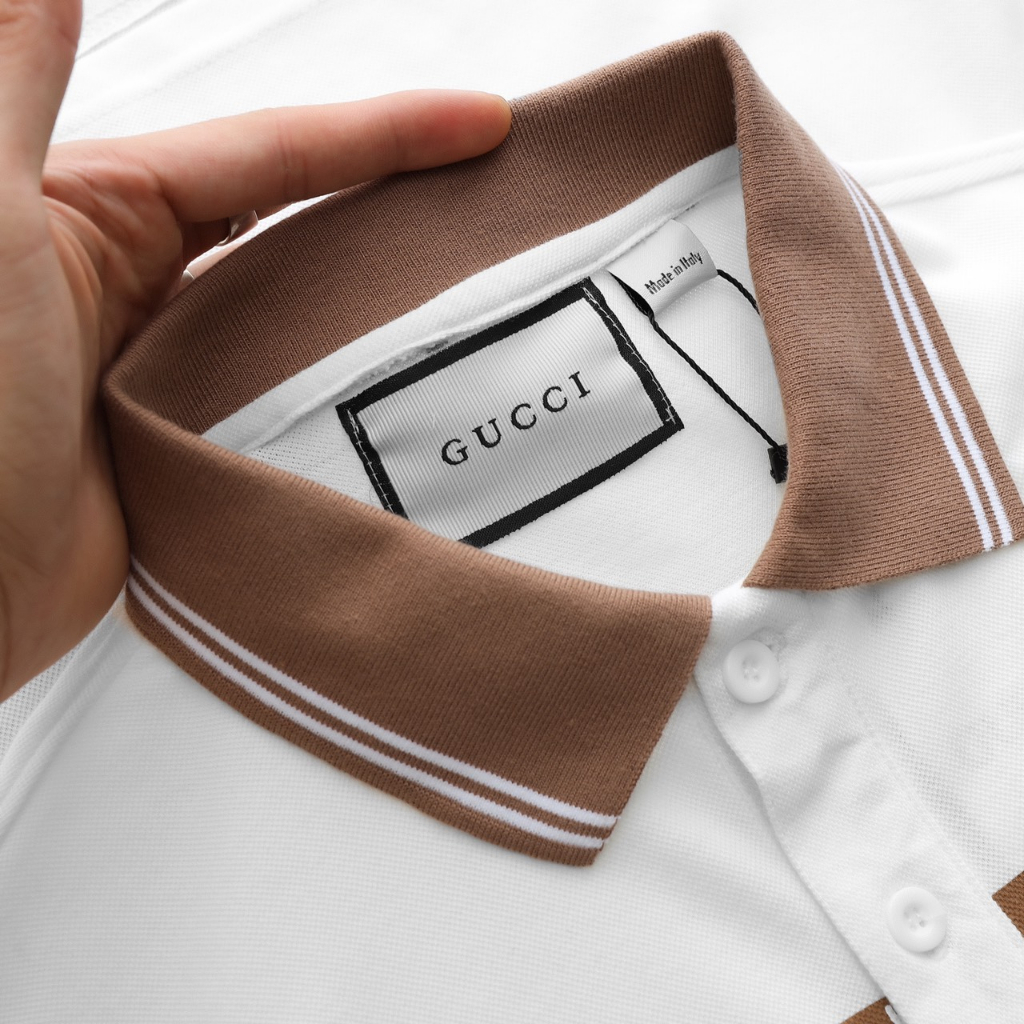 Áo polo nam họa tiết monogram xịn đẹp phong cách trẻ trung, chất vải cá sấu cotton cao cấp, form slim fit tôn dáng