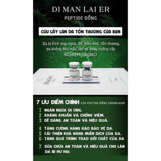  1 Cặp Peptide Đồng Xanh phục hồi căng bóng da Dimanlaier Hồng Kong 