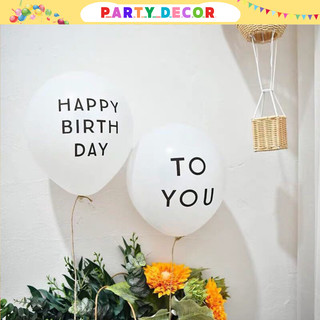 Bóng Bay In Chữ Happy Birthday To You Trang Trí Sinh Nhật,Sự Kiện Phong Cách Hàn Quốc,..