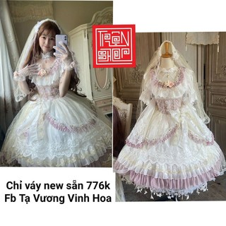 Váy lolita tiểu thư tay ngắn