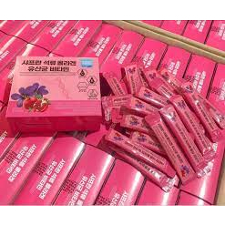 Collagen Lựu Đỏ Hàn Quốc 30 Gói Chính Hãng - Bột Uống Colagen Trắng Da