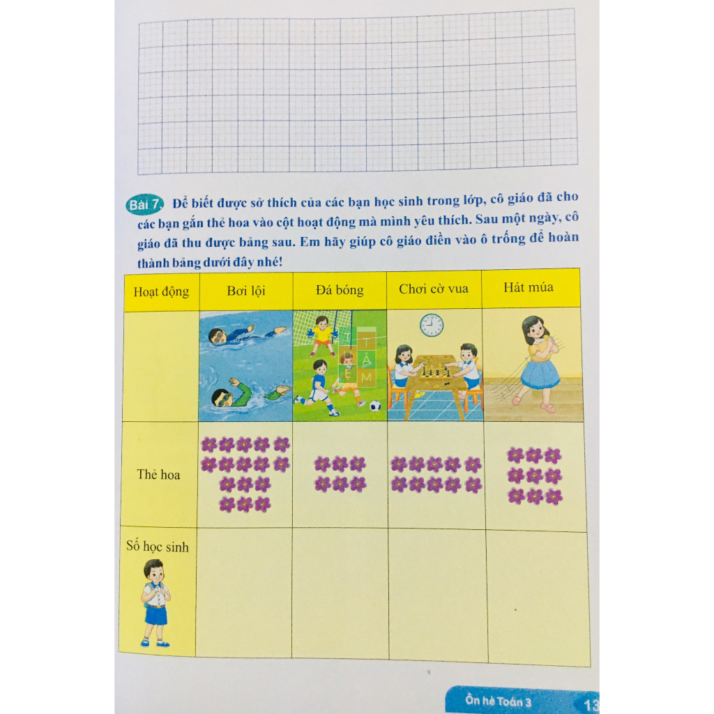 Sách - Ôn hè Toán lớp 3