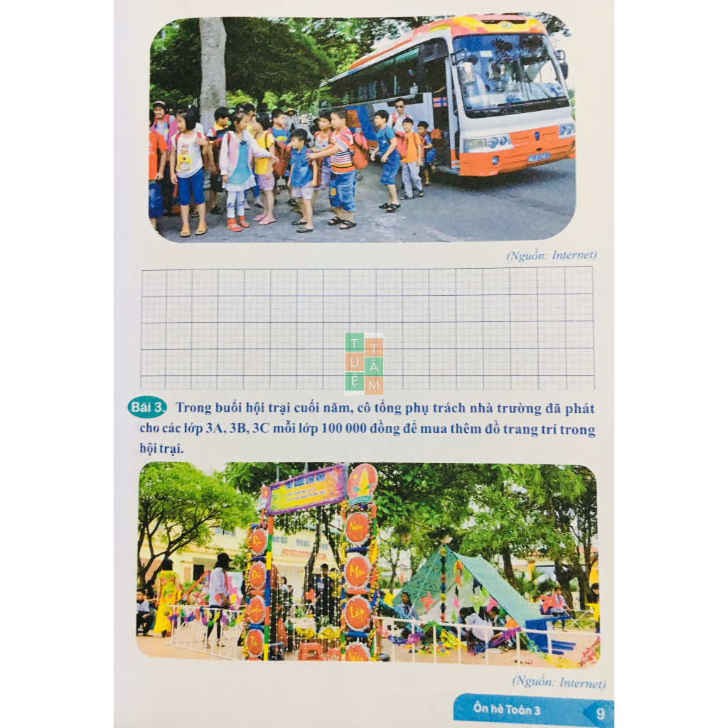 Sách - Ôn hè Toán lớp 3