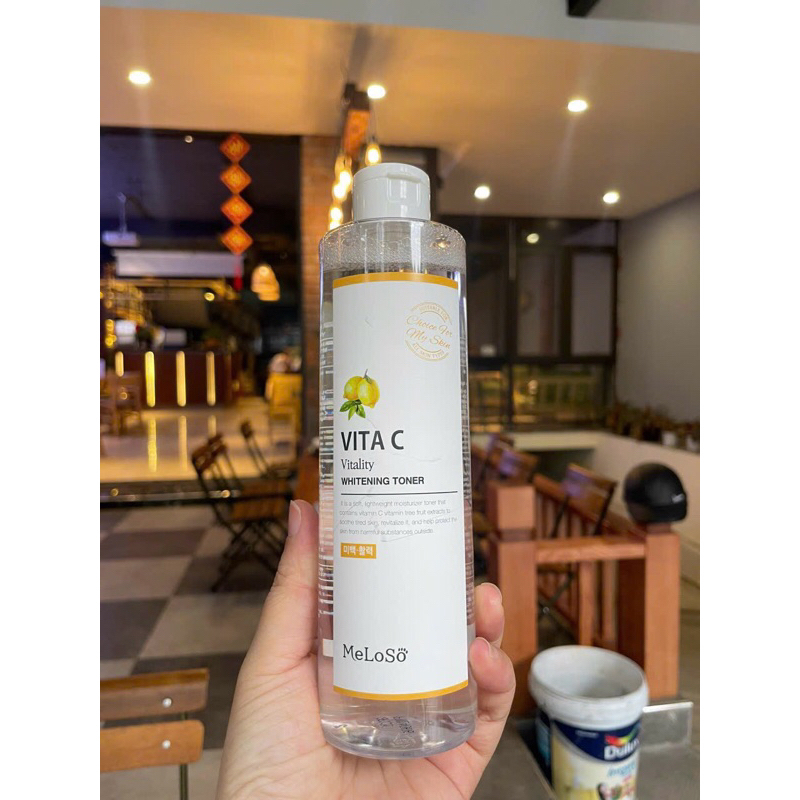 Toner trắng da Meloso Vita C Vitality Whitening Toner 300ml