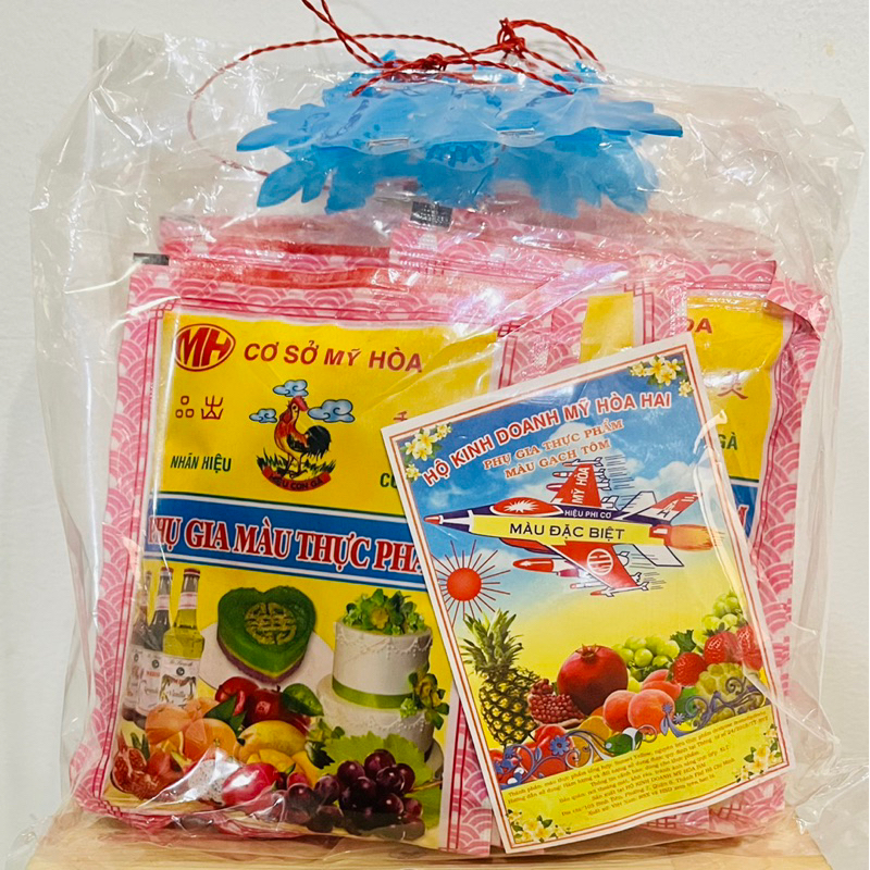 Lốc Màu gạch tôm hiệu Con Gà