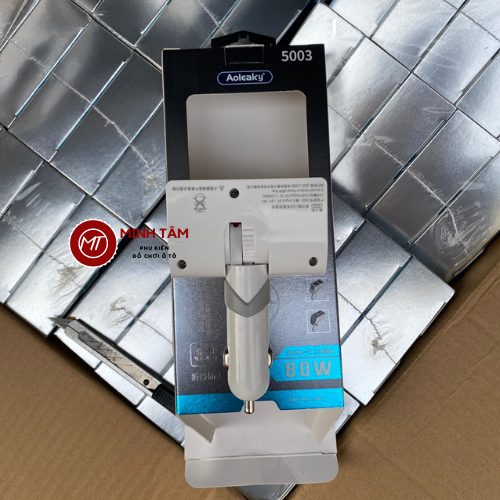 Bộ Chia Tẩu Sạc Xe Hơi Ô Tô Sạc Nhanh 2 tẩu và 2 cổng USB Hàng Xịn Bảo Hành 12 Tháng AL5003