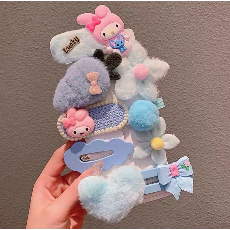 SET kẹp tóc 10 chi tiết cho bé siêu xinh