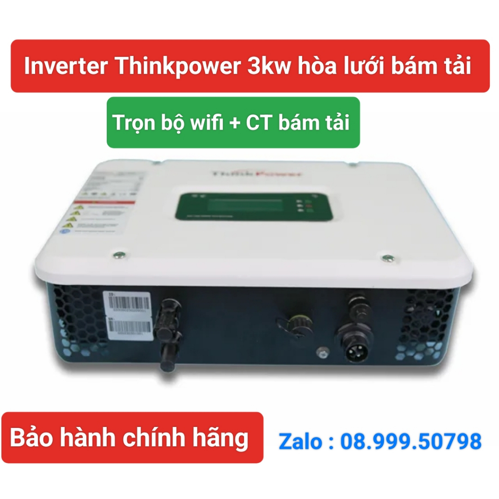 Inverter Thinkpower 3kw hòa lưới bám tải 1 pha .