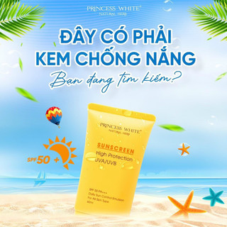 kem chống nắng sunscreen princess white