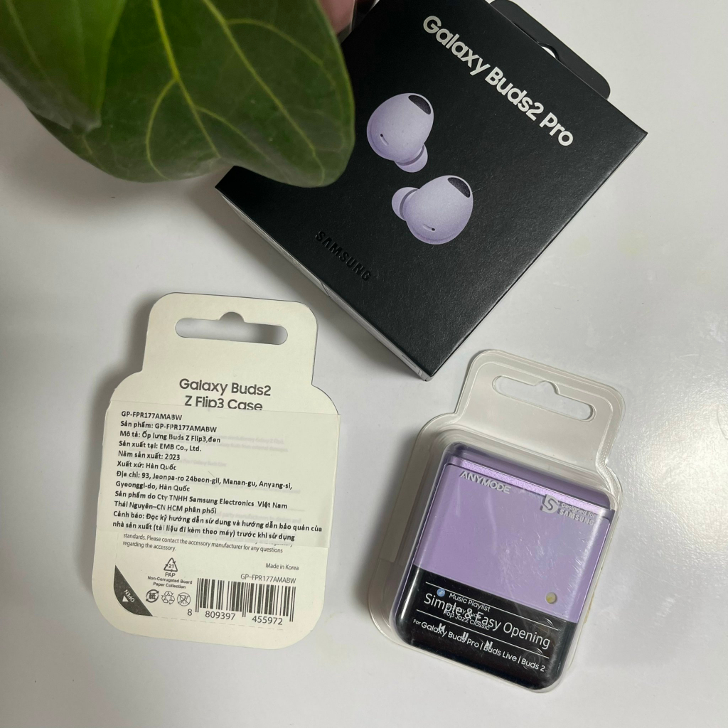 Ốp case hình Zflip tai nghe Samsung Galaxy Buds2 Pro/ Buds Pro/ Buds 2/ Buds Live.