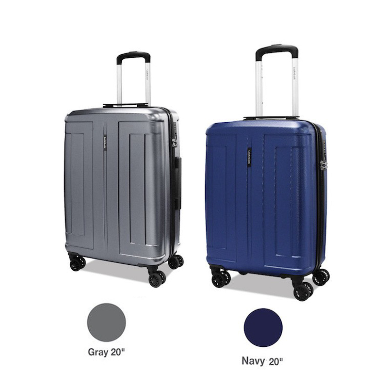 🌺 VALI LOCKNLOCK LTZ619 BÁNH XE XOAY 360 - 20INCH - MÀU NAVY & GRAY - CHÍNH HÃNG