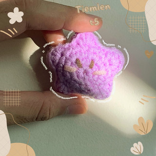 Móc khoá len ngôi sao handmade