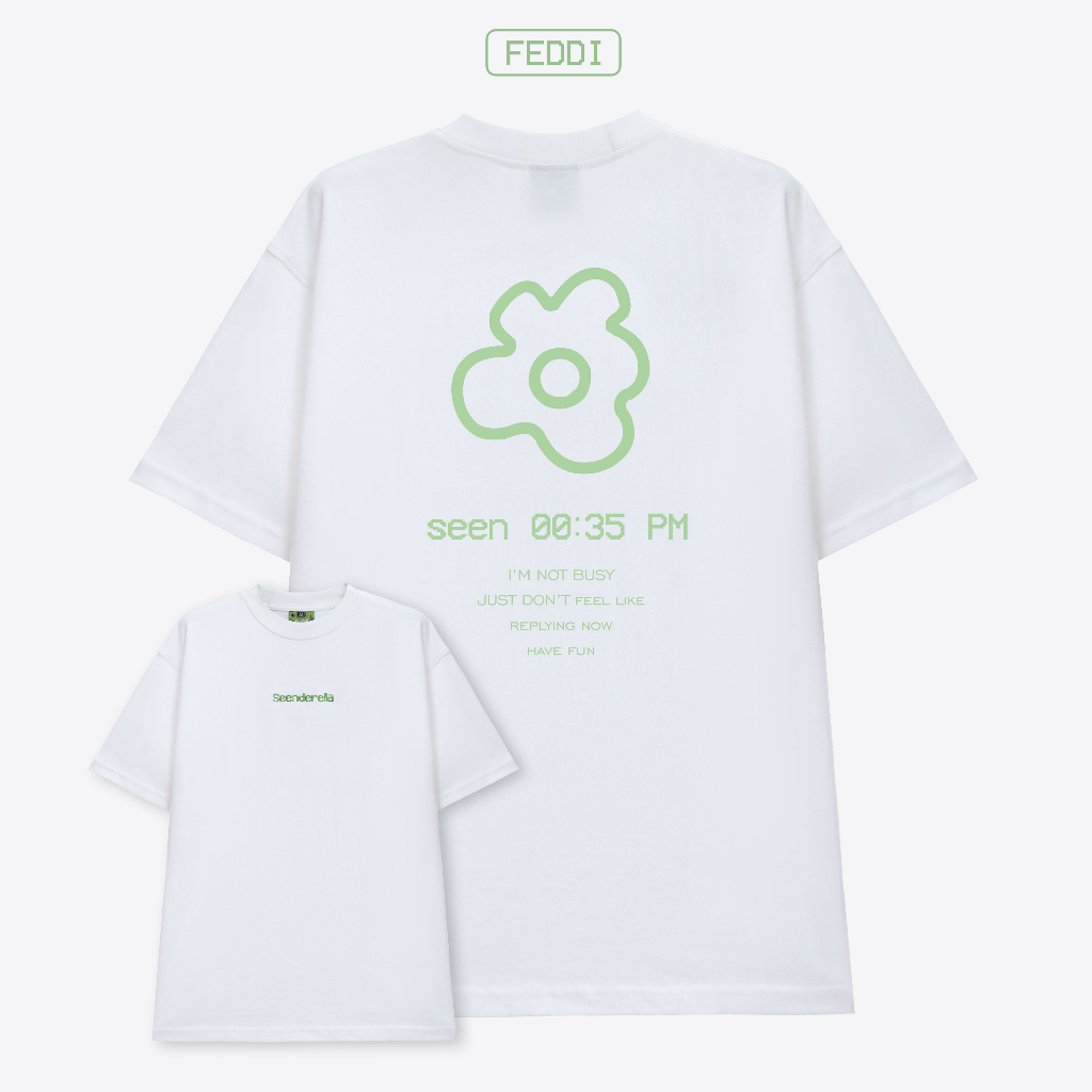 Áo phông Feddi seenderella unisex basic phong cách thời trang trẻ trung, năng động A01