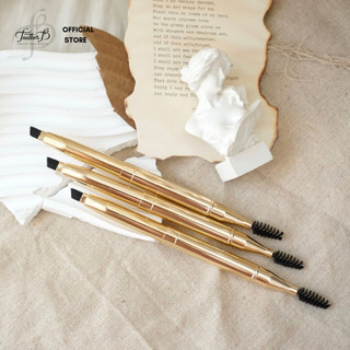 Cọ kẻ mày 2 đầu có nắp đậy tiện lợi Feather B