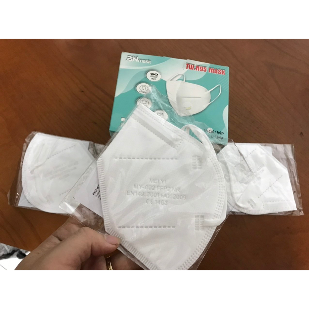 Khẩu trang bảo hộ lao động 5 lớp KN95 chống bụi mịn