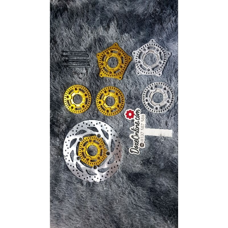 Pát cnc 2 đĩa đôi cho R15v3 có vòng abs