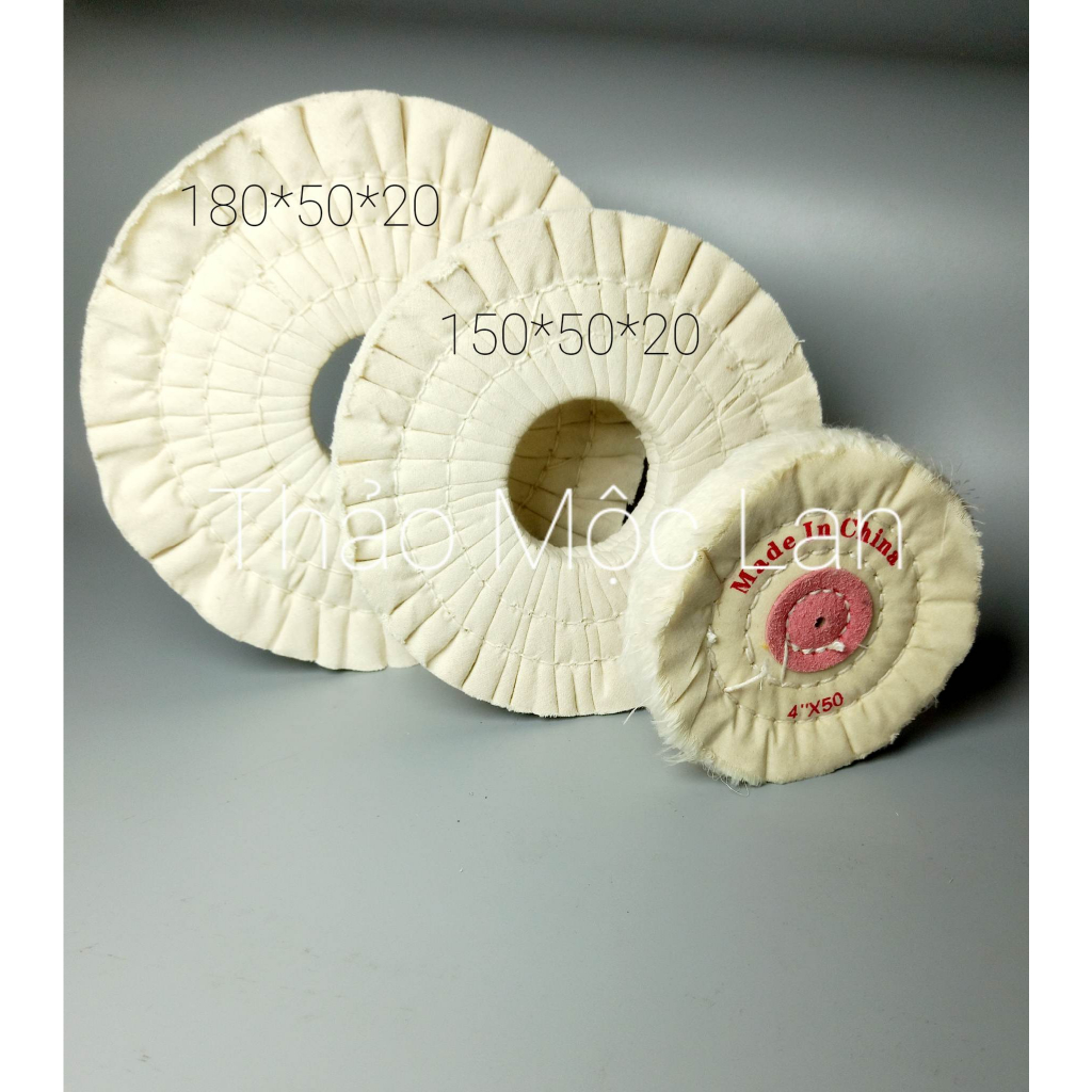 Bánh vải đánh bóng máy dán cạnh