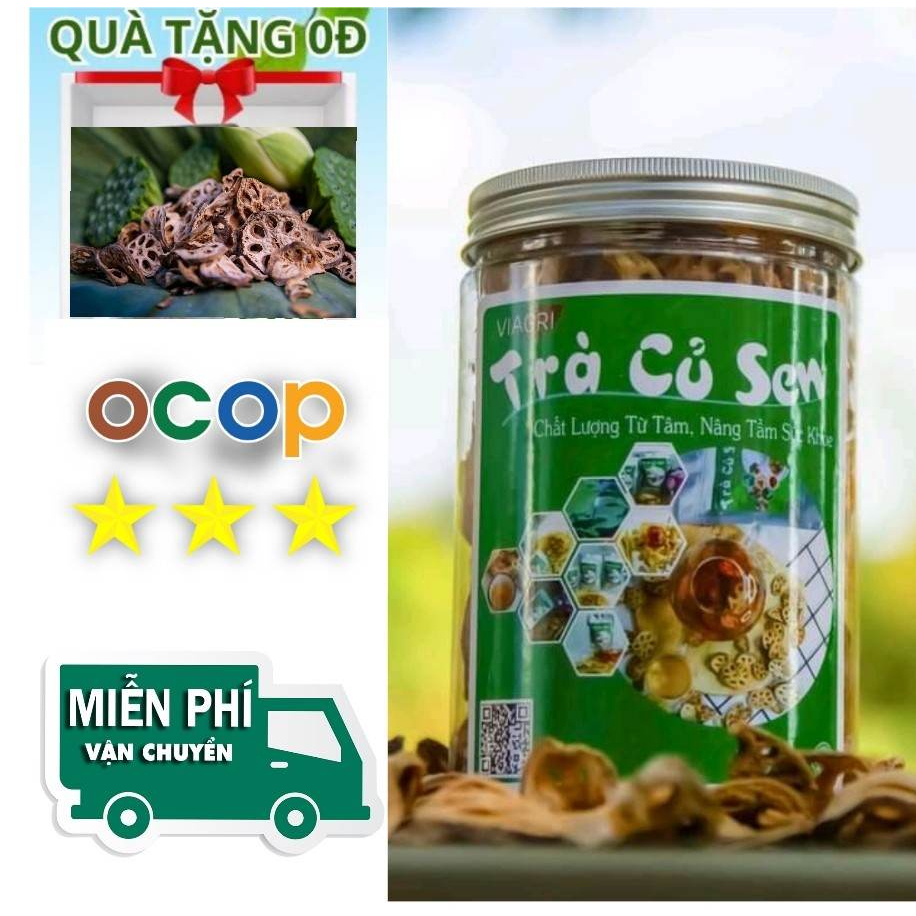 Trà củ sen Việt từ củ sen hương hiệu VIAGRI-hỗ trợ điều trị mất ngủ,điều chỉnh huyết áp tốt cho tim mạch