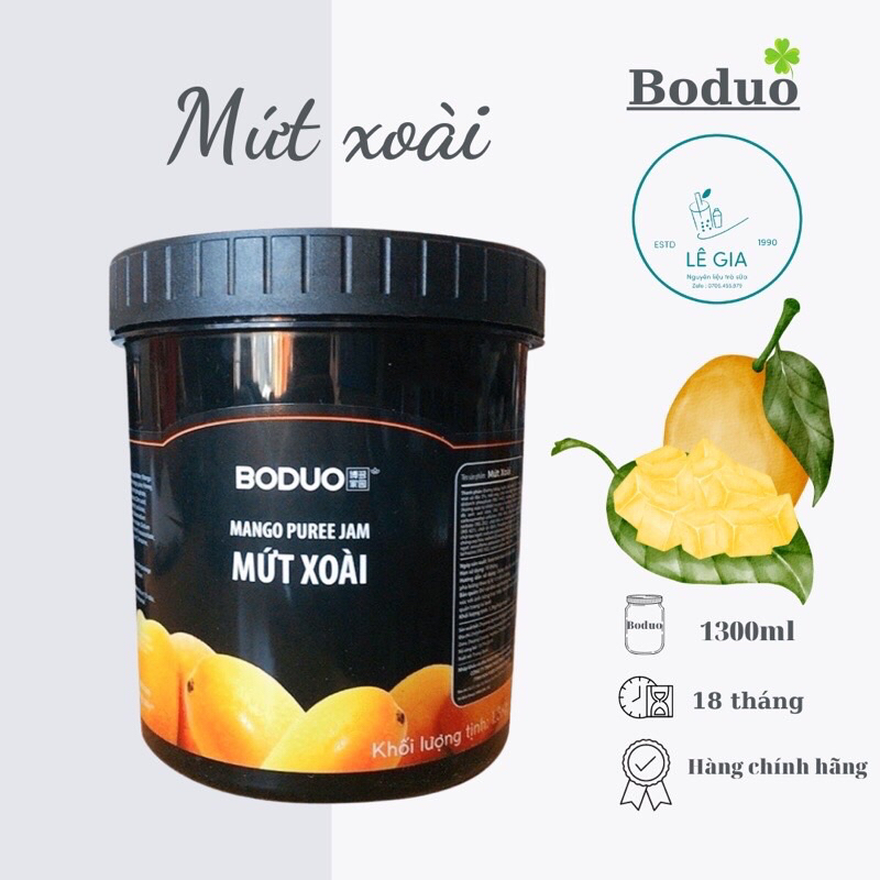 Mứt xoài Boduo hộp 1,3kg