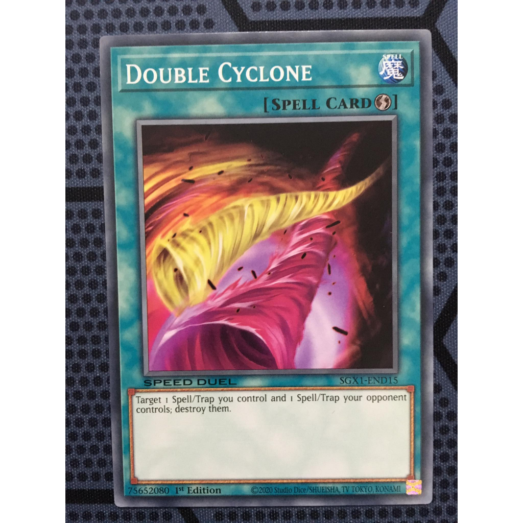 Bài yugioh speed duel - Double Cyclone - SGX1-END15 - Common 1st Edition