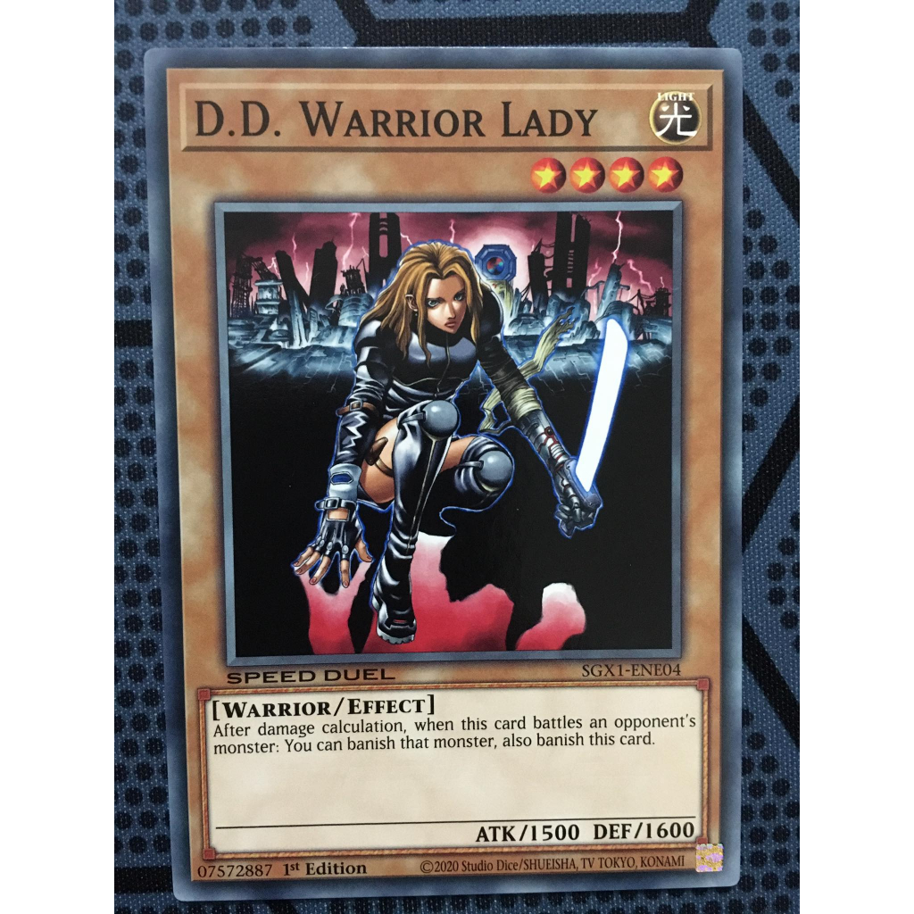 Bài yugioh speed duel - D.D. Warrior Lady - SGX1-ENE04 - Common 1st Edition