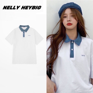 [sẵn] Áo polo tay ngắn [126528] Nelly Heybig form rộng dành cho nam và nữ 39 tryex