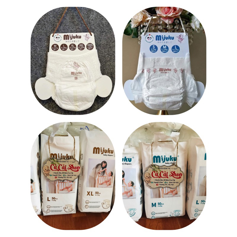 Combo 100 miếng bỉm quần mijuku M /L / XL XXL /XXXL/ 50/ 100c