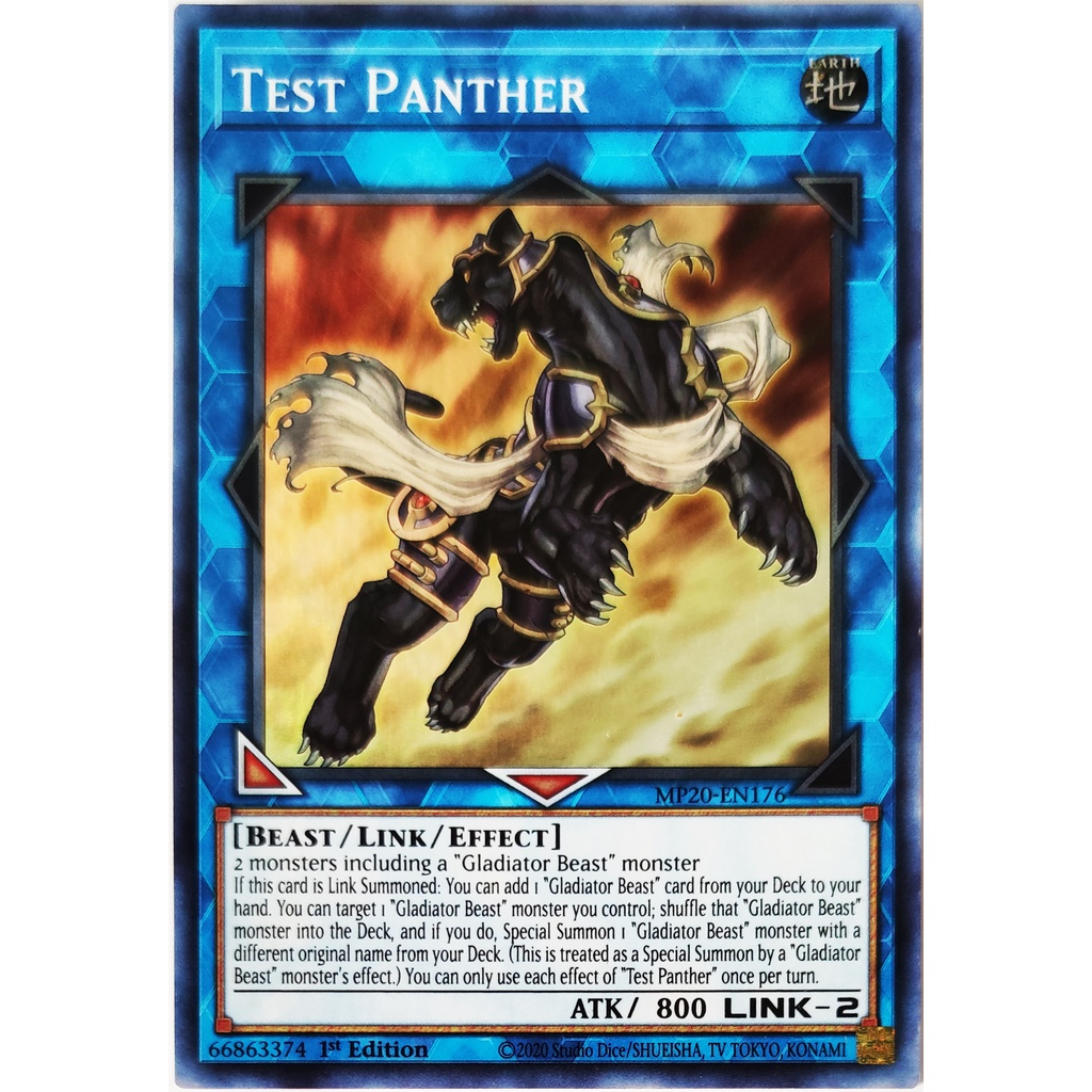 [Thẻ Yugioh] Test Panther |EN| Super Rare