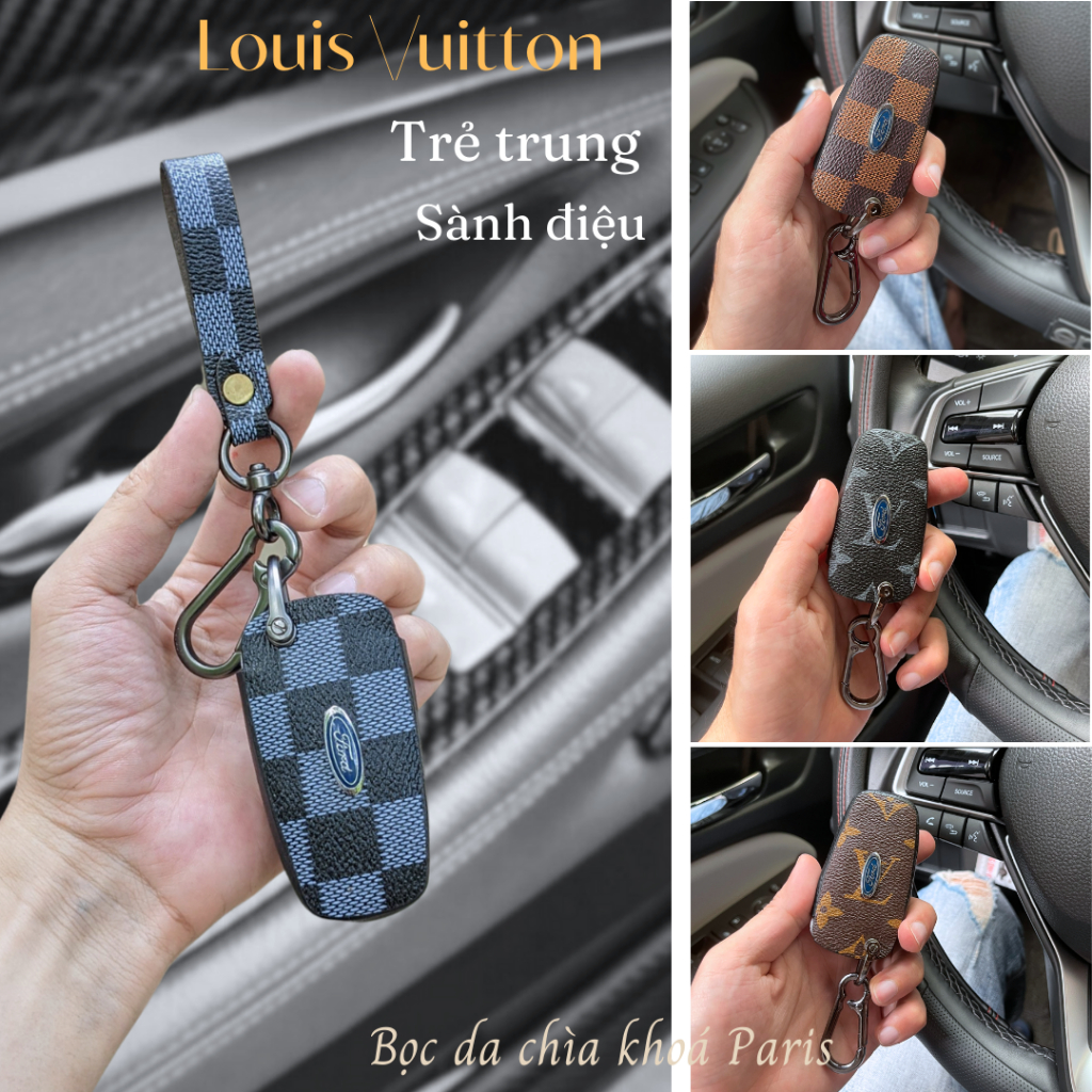 Bọc chìa khoá Ford Raptor Wildtrak Ecosport XLT  sang trọng,bao da ốp chìa khoá ô tô Ford trẻ trung