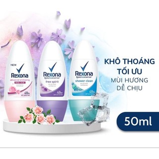 Lăn Khử Mùi Rexona Dưỡng Trắng Tự Nhiên Hương Hoa Hồng 50ml