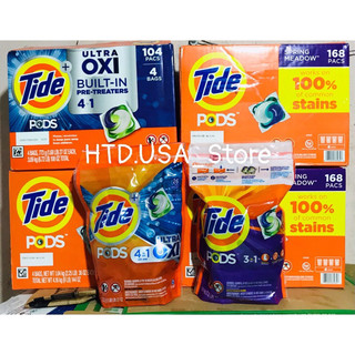 Viên Giặt Tẩy Quần Áo Tide Pods 3 in 1 của Mỹ