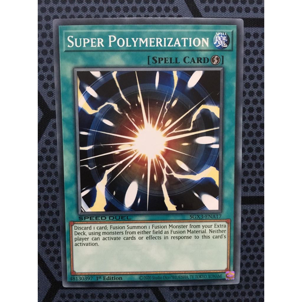 Bài yugioh speed duel - Super Polymerization - SGX3-ENA17 - Common 1st Edition