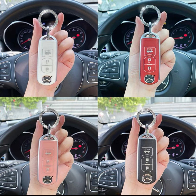 Ốp(Vỏ) bảo vệ chìa khóa Mazda 2,3,6 - Mazda Cx5 Cao Cấp