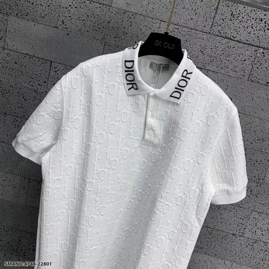 Áo thun nam ngắn tay có cổ họa tiết đơn giản lịch lãm!!!