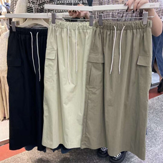 Chân váy thô túi hộp dây luồn 6139 Gill