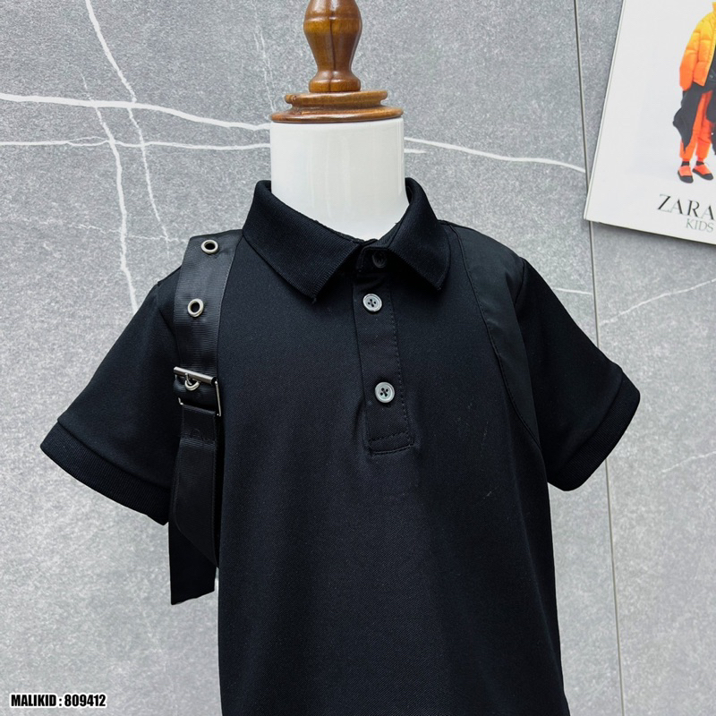 Áo polo MC QUEN phối vai hàng quảng châu sc bé trai